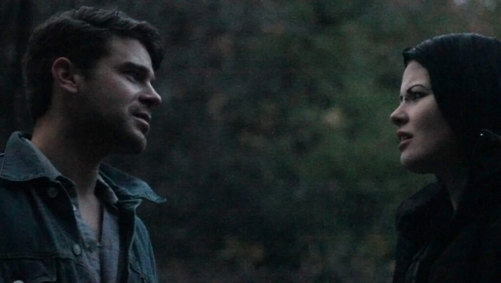 Deven Skye in a moody outdoor film still