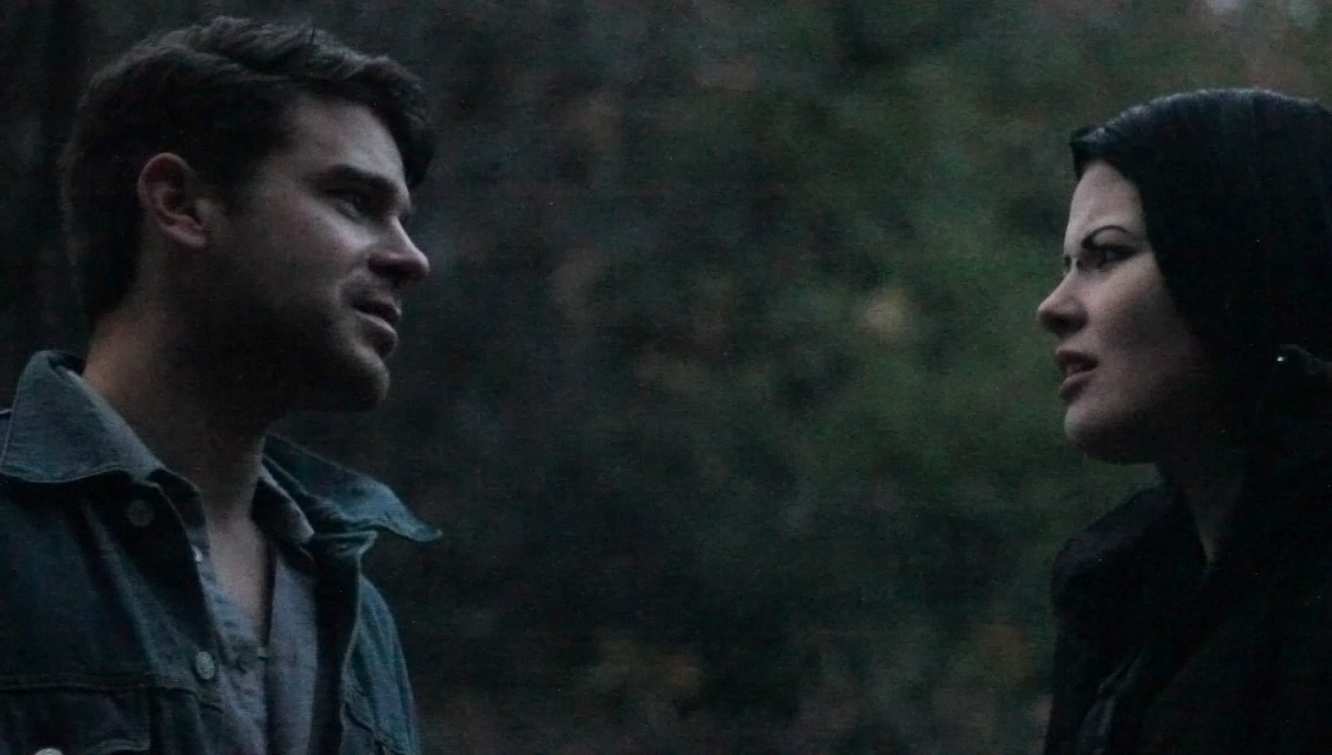 Deven Skye in a moody outdoor film still